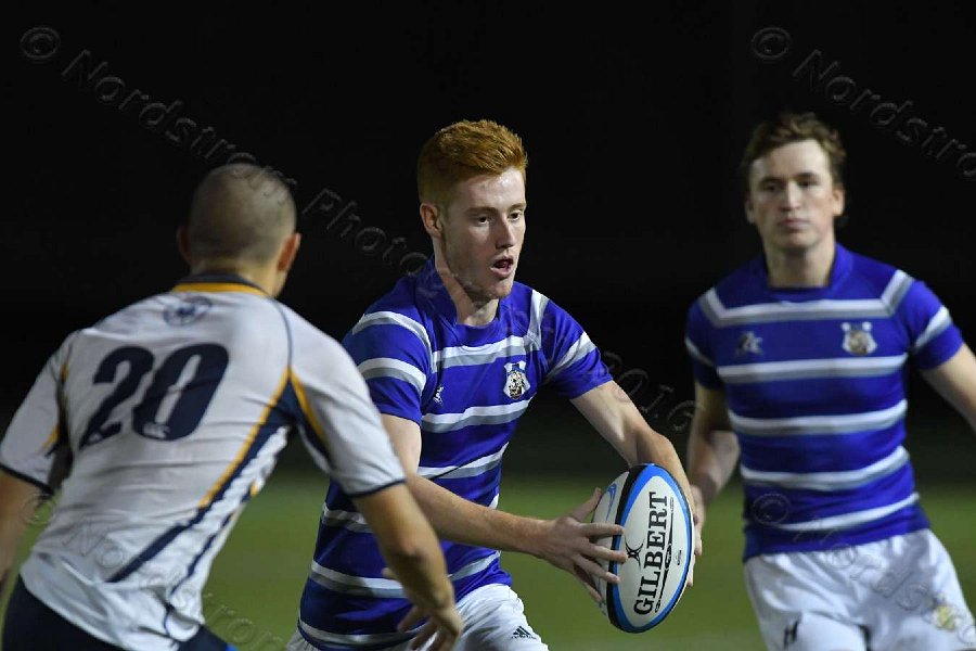 Wheaton Men\'s Rugby vs Mass Maritime.  Photo by Keith Nordstrom
